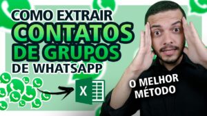 Como EXTRAIR contatos de Grupos de WhatsApp (Grátis s sistemaapp) Atrair leads Bráulio Silveira