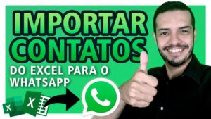 Como IMPORTAR CONTATOS (leads) do Excel para o WhatsApp Android e iPhone com Aplicativo